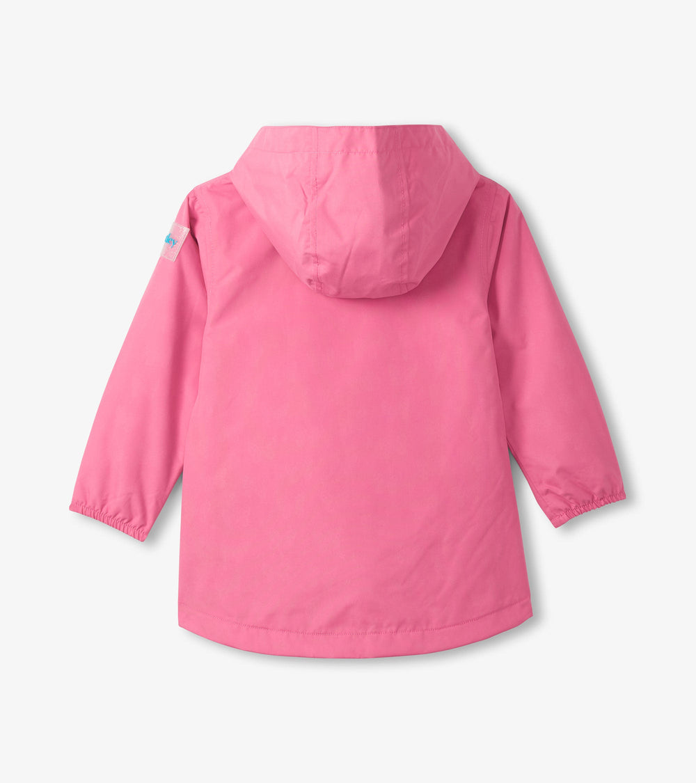 Girls Color Reveal Butterflies Microfiber Rain Jacket