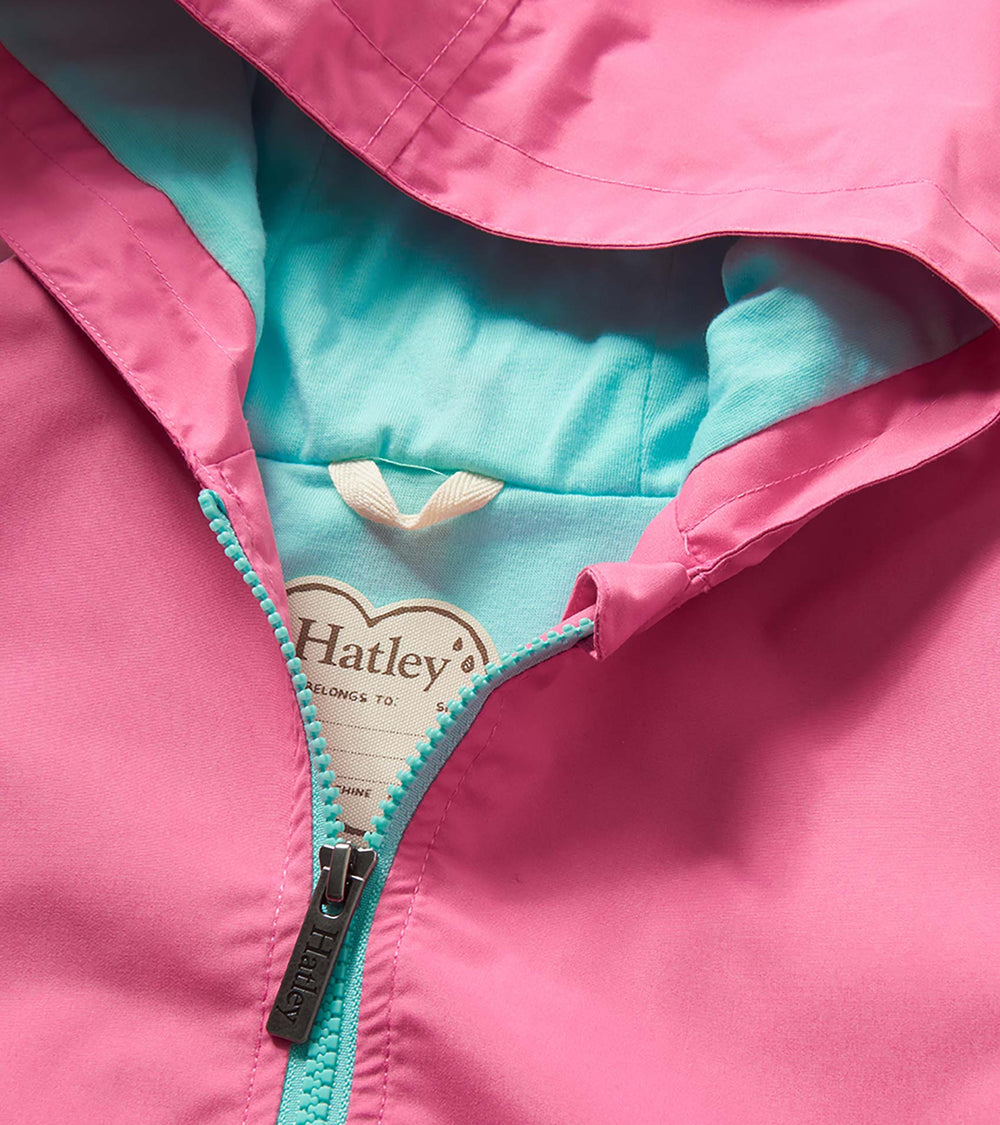 Girls Color Reveal Butterflies Microfiber Rain Jacket