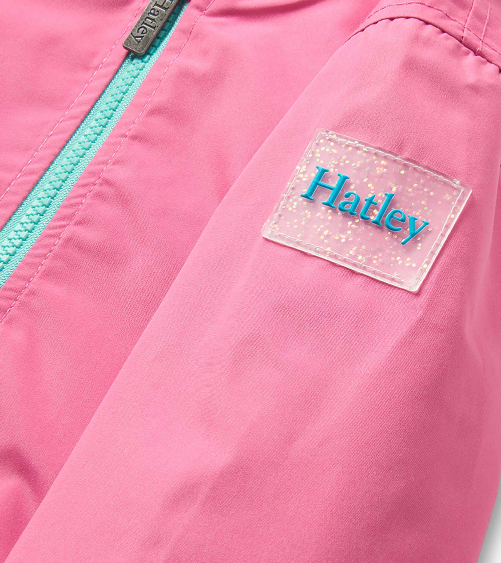 Girls Color Reveal Butterflies Microfiber Rain Jacket