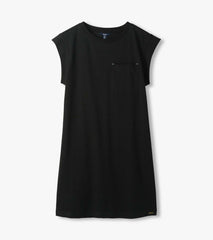 Pocket Tee Dress - Black