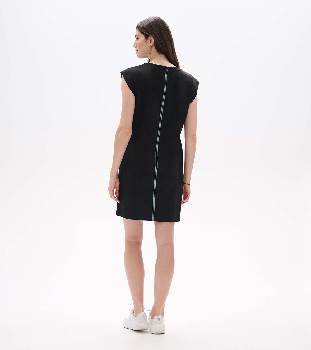 Pocket Tee Dress - Black
