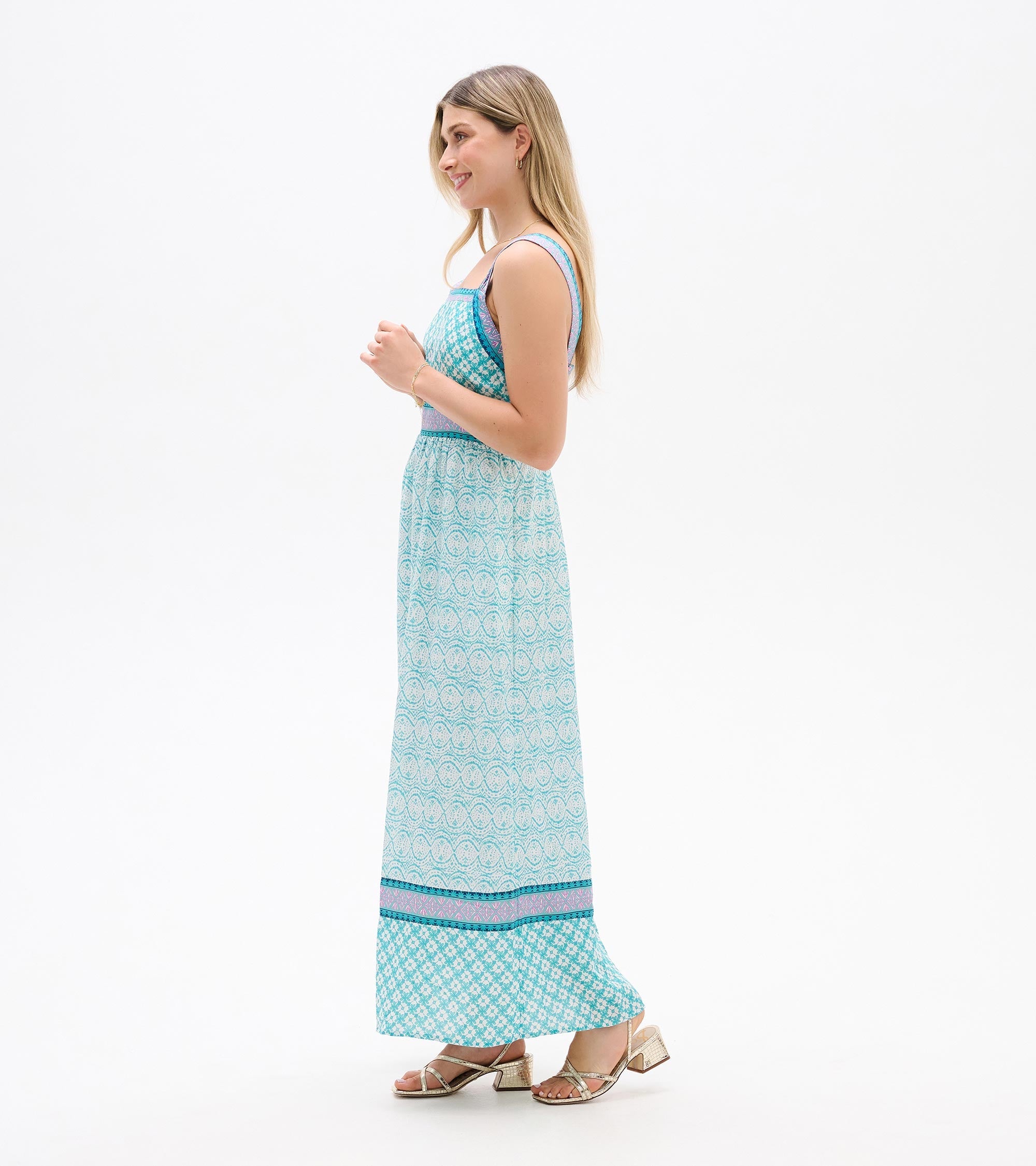 Olivia Sundress - Lattice Flower