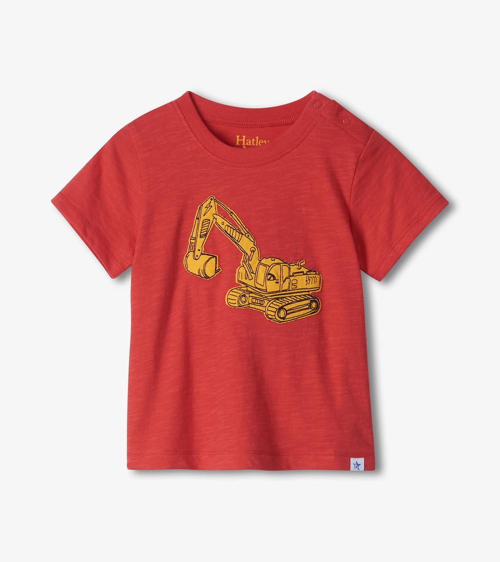 Baby & Toddler Boys Digger T-Shirt & Shorts Set