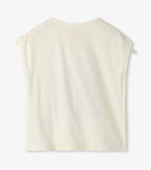 Girls Friendship Bracelet Cinched Shoulder Top