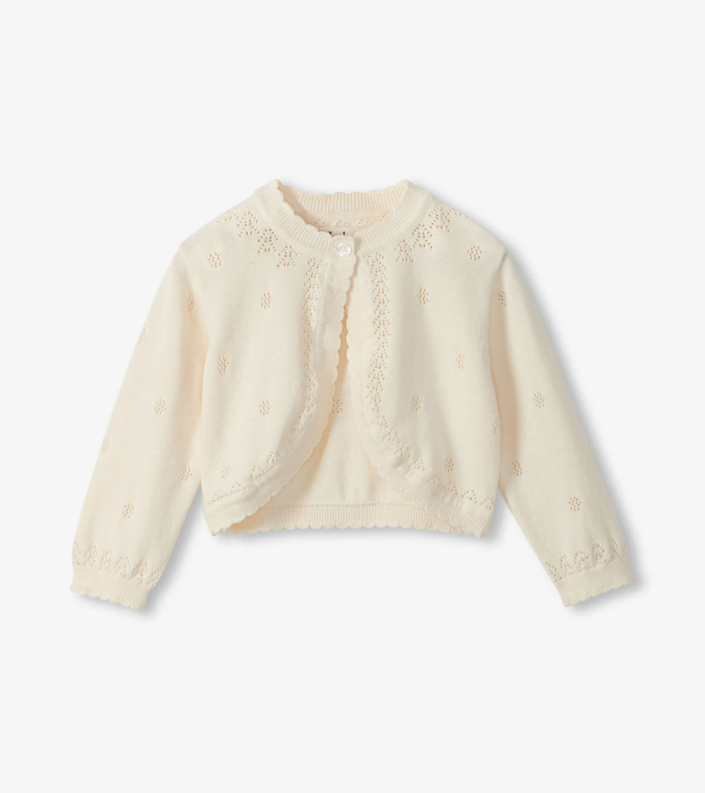 Baby & Toddler Girls Pointelle Knit Cardigan