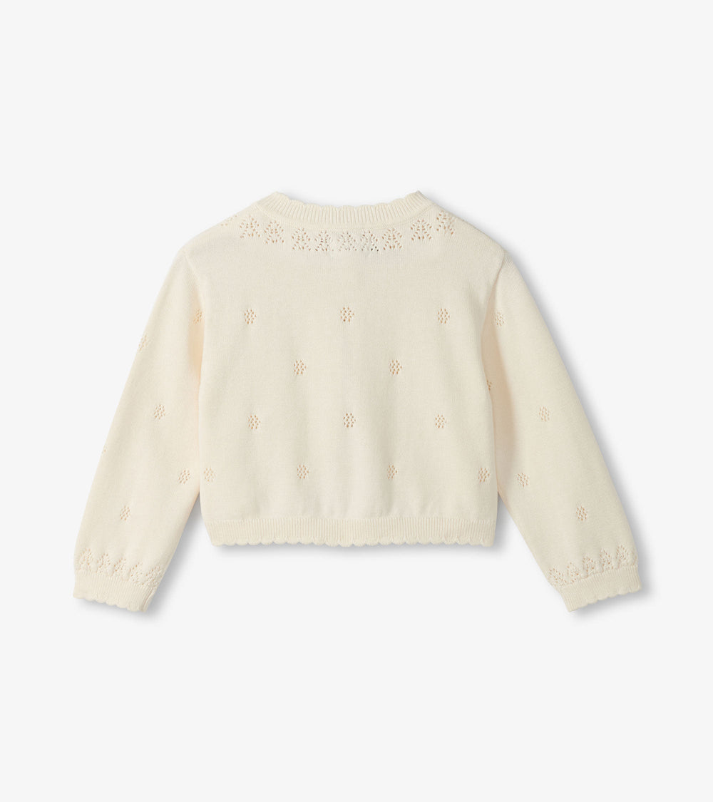 Baby & Toddler Girls Pointelle Knit Cardigan