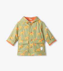Baby & Toddler Boys Camping Puppy Button-Up Rain Jacket