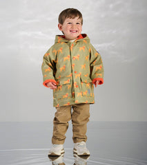 Baby & Toddler Boys Camping Puppy Button-Up Rain Jacket