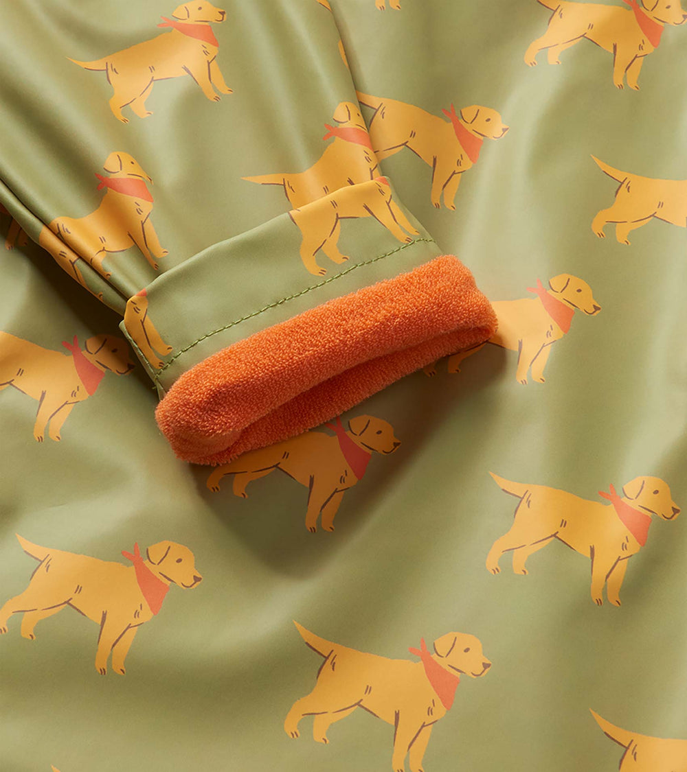Baby & Toddler Boys Camping Puppy Button-Up Rain Jacket