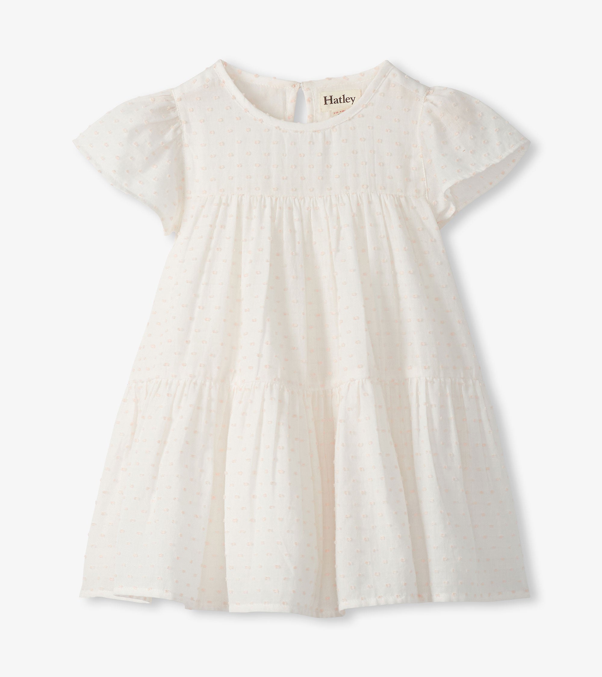 Baby & Toddler Girls Pearl Swiss Dot Puff Dress