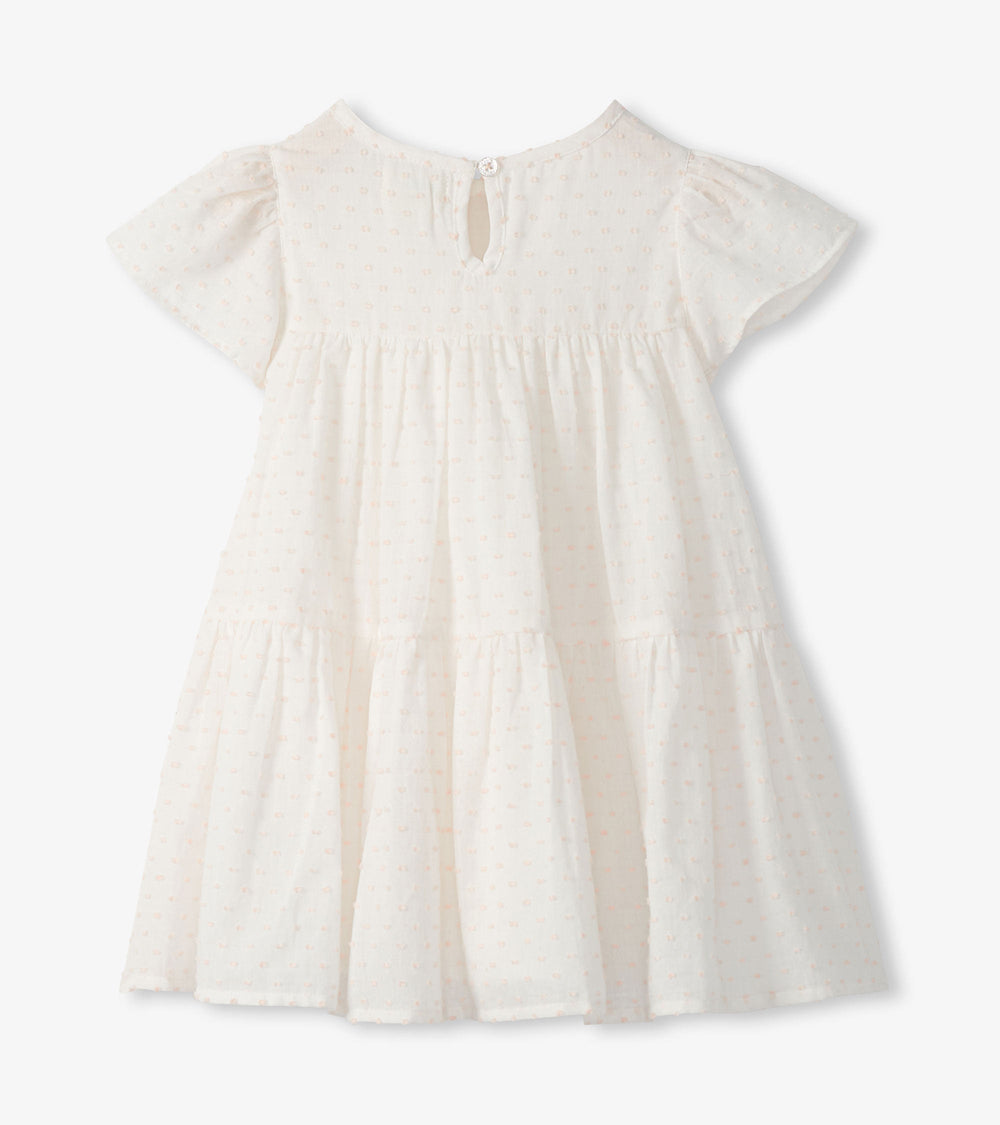 Baby & Toddler Girls Pearl Swiss Dot Puff Dress