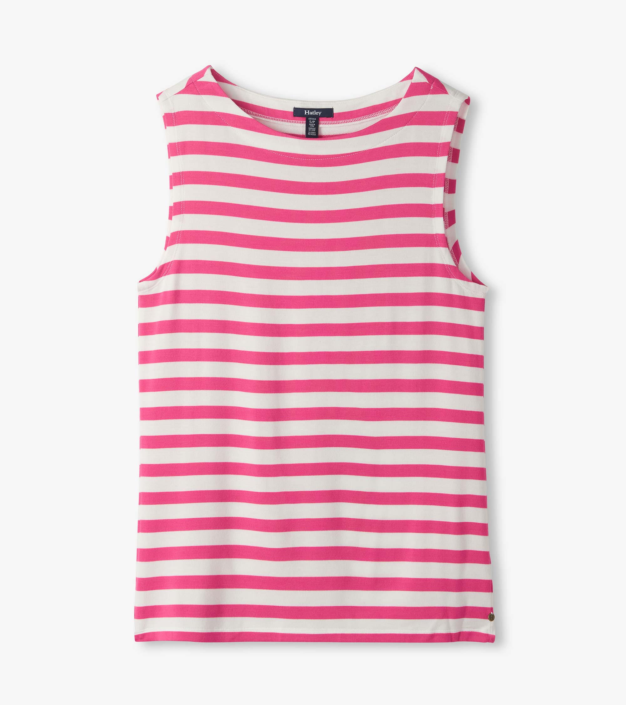 Everyday Tank - Carmine Rose Stripes
