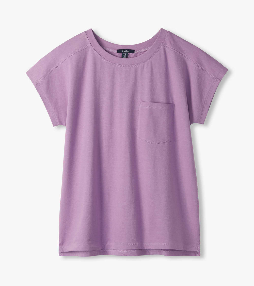 Ella Relaxed Tee - English Lavender
