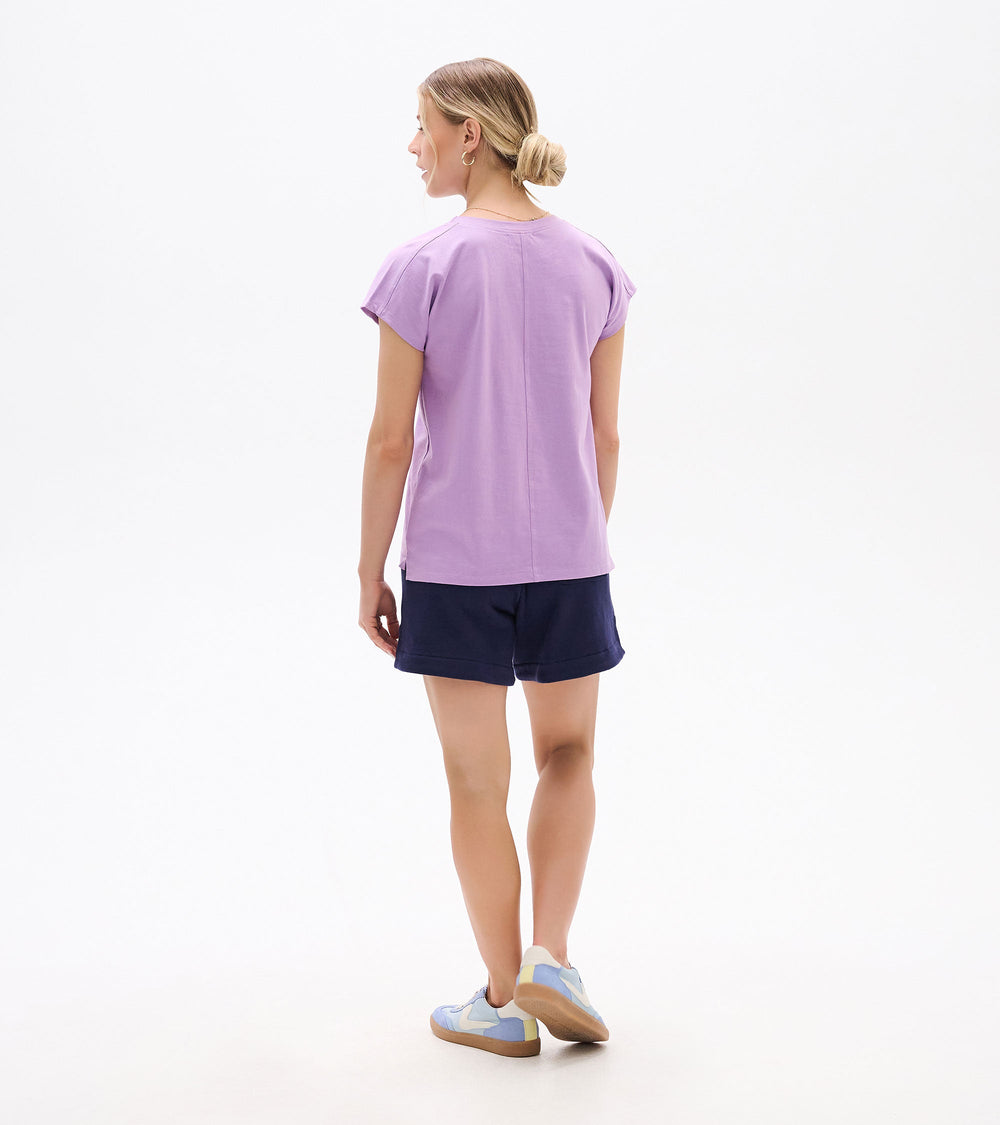 Ella Relaxed Tee - English Lavender