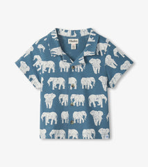 Baby & Toddler Boys Elephants Button Down Shirt