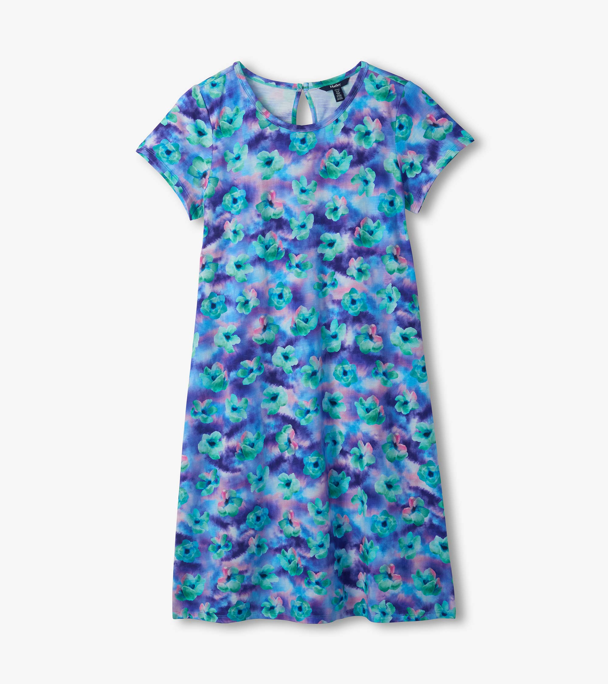 Cici A-Line Dress - Floating Flowers