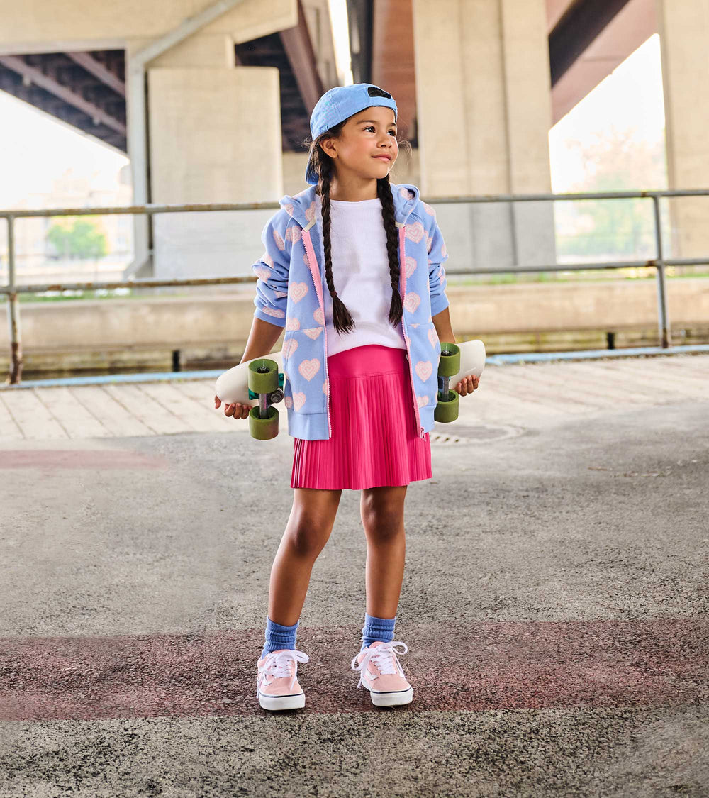 Girls Fandango Pink Sporty Skort