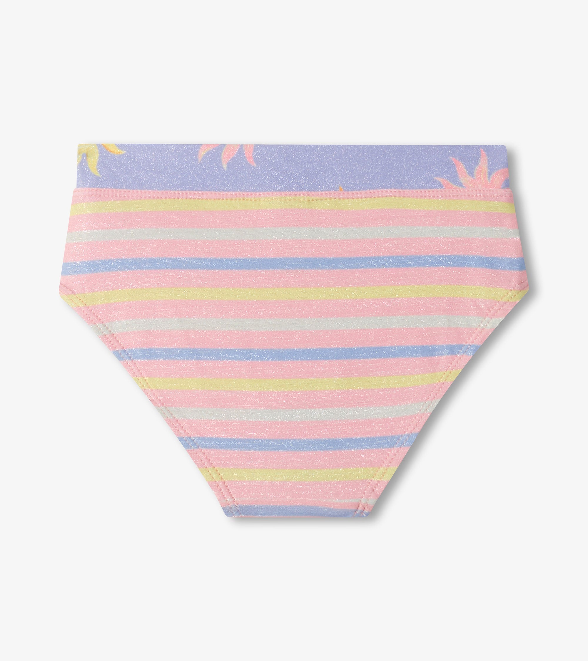 Girls Lavender Sunshine Two-Piece Swimsuit
