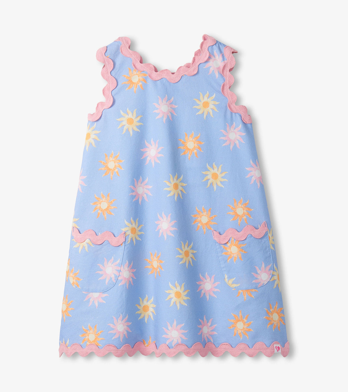 Girls Faded Suns Pinafore Dress