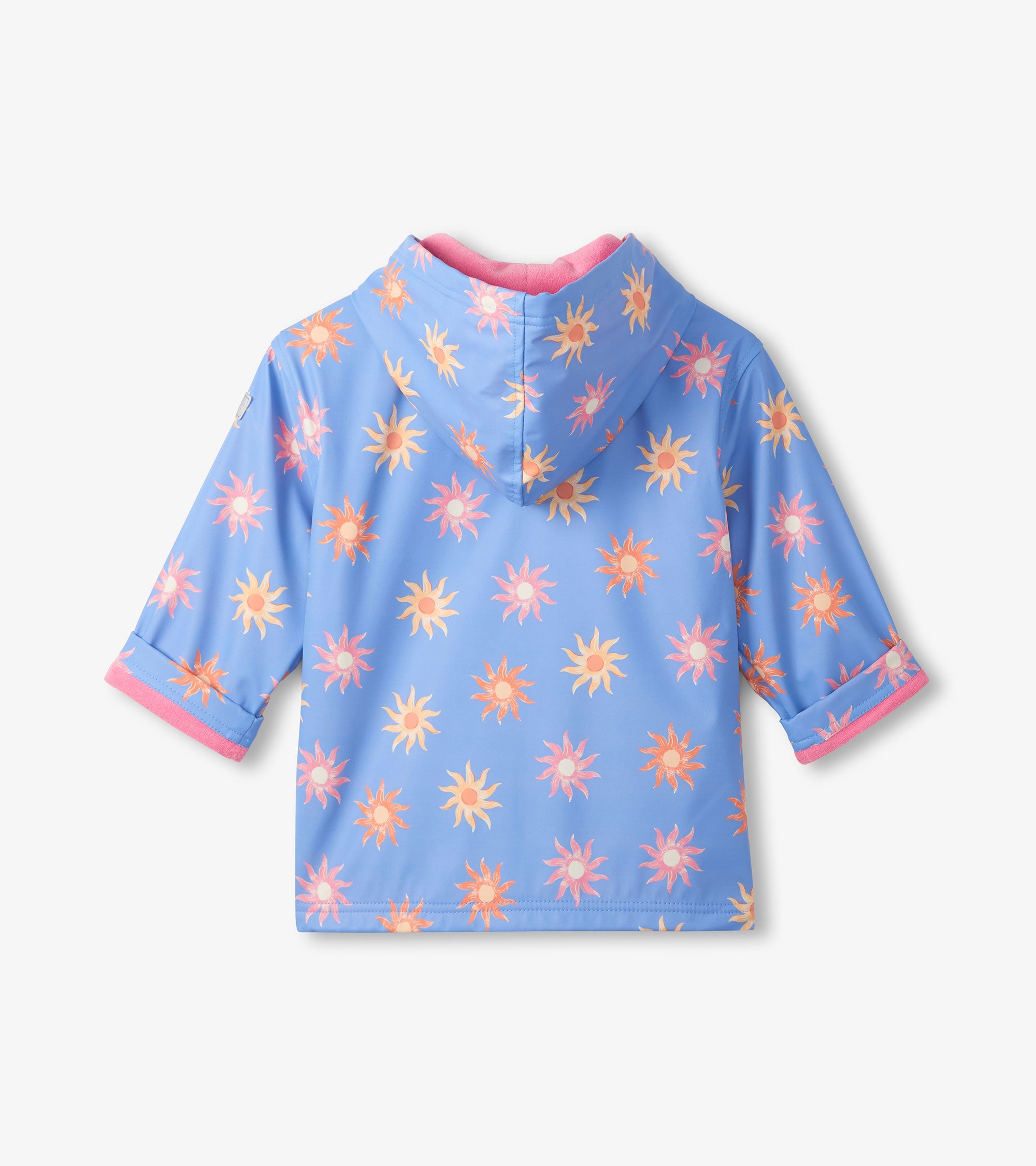 Girls Faded Suns Zip-Up Rain Jacket