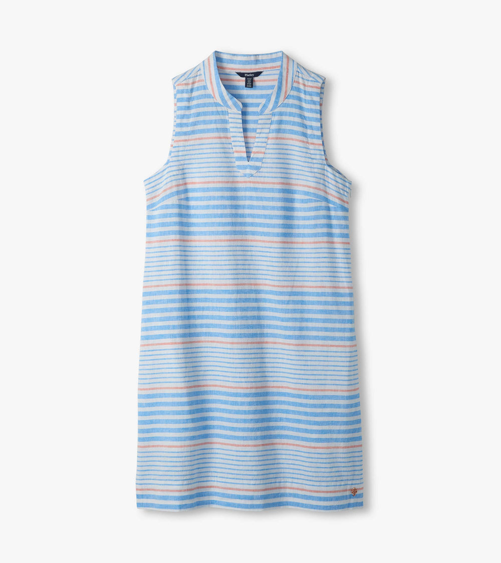 Marin Dress - Fresh Water Stripes