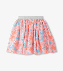 Girls Glitter Butterfly Sequin Skirt