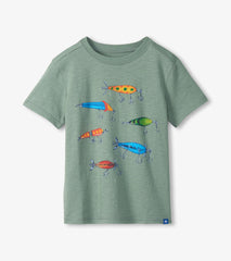 Boys Fishing Lures Graphic Tee