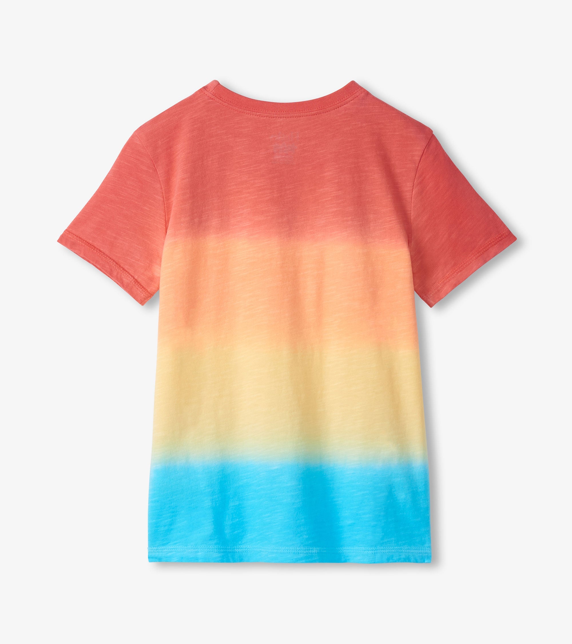 Boys Gradient Sun Set Crew Neck T-Shirt