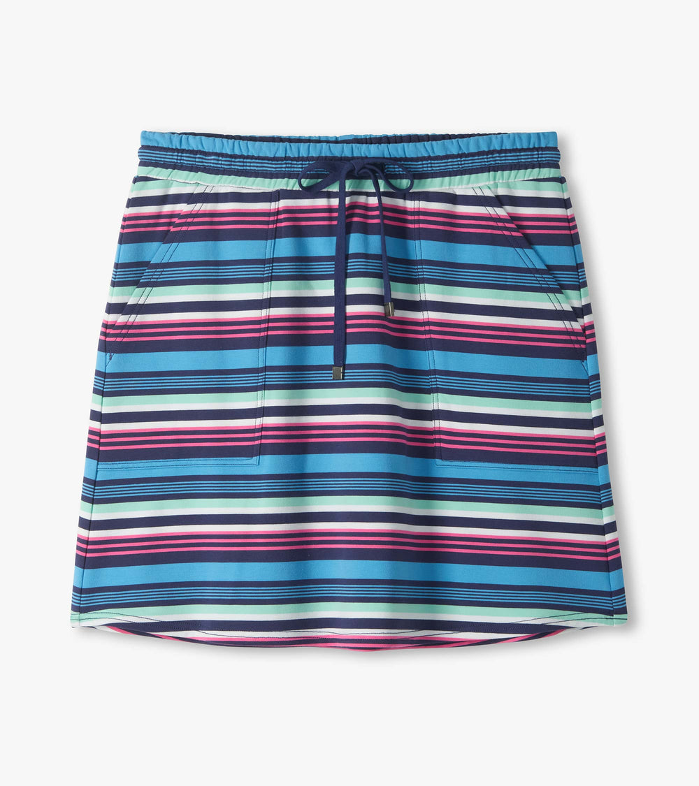 Christine Skirt - Sunset Stripes