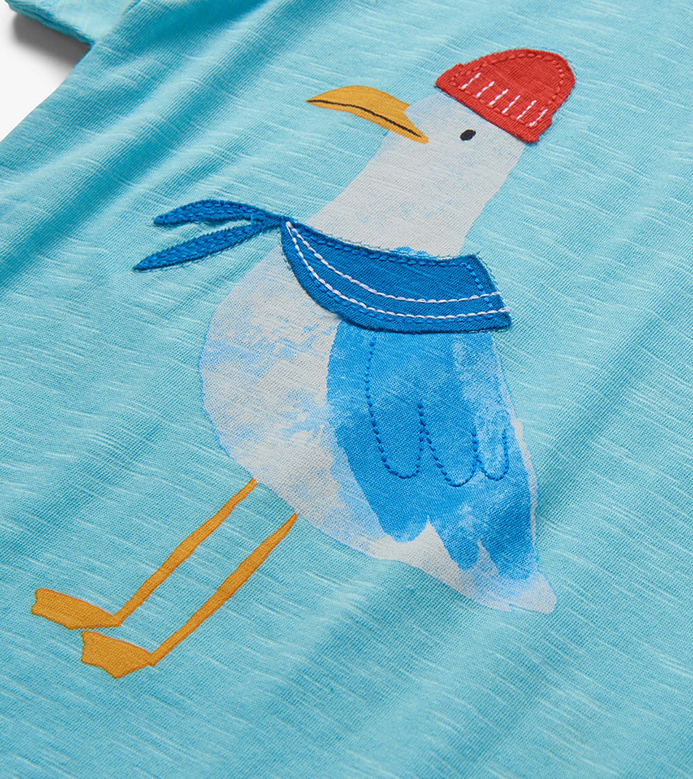 Baby & Toddler Boys Charming Seagull T-Shirt & Shorts Set