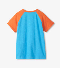 Boys Shark Raglan T-Shirt