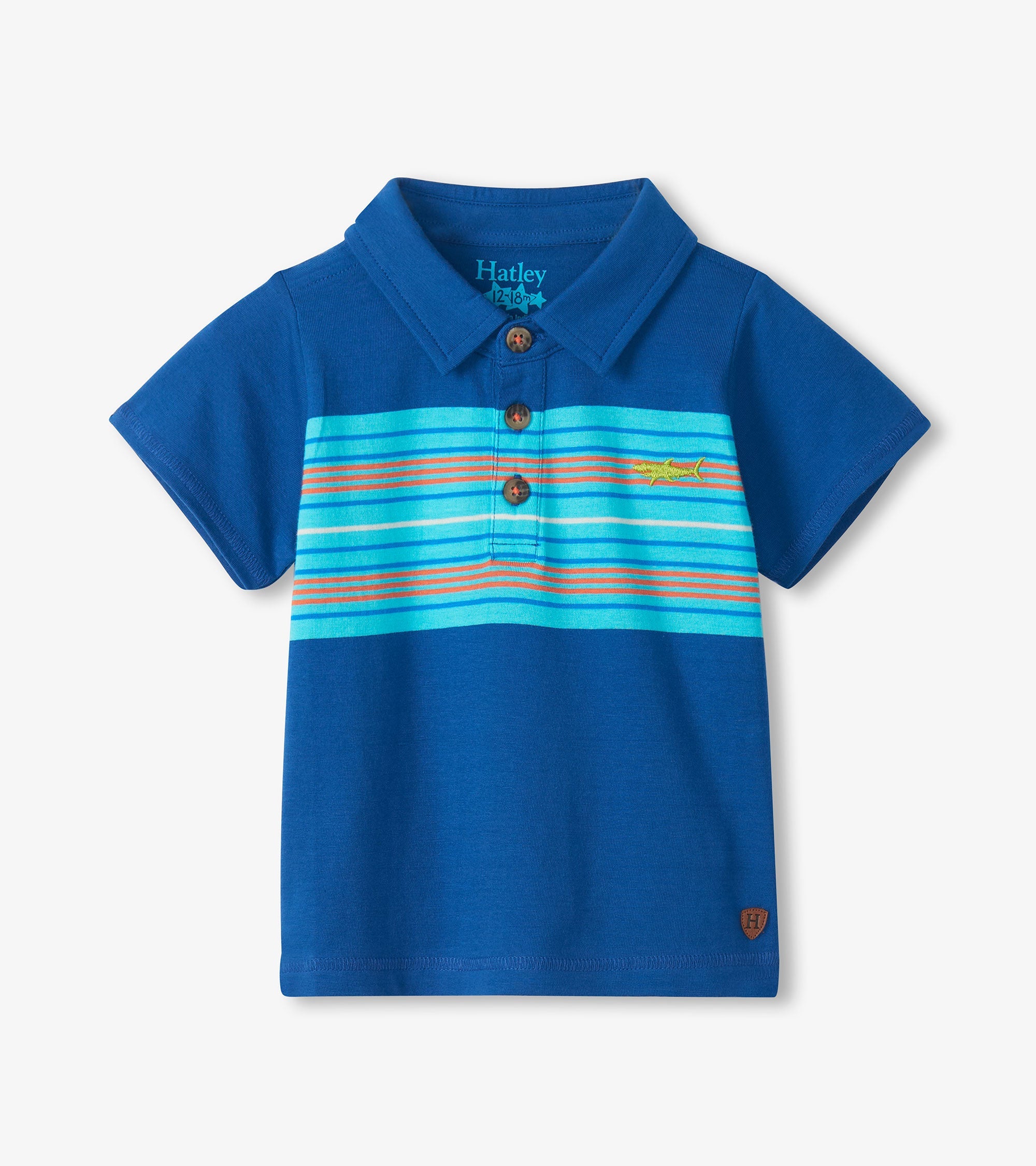 Baby & Toddler Boys Limoges Stripes Peached Jersey Polo T-Shirt