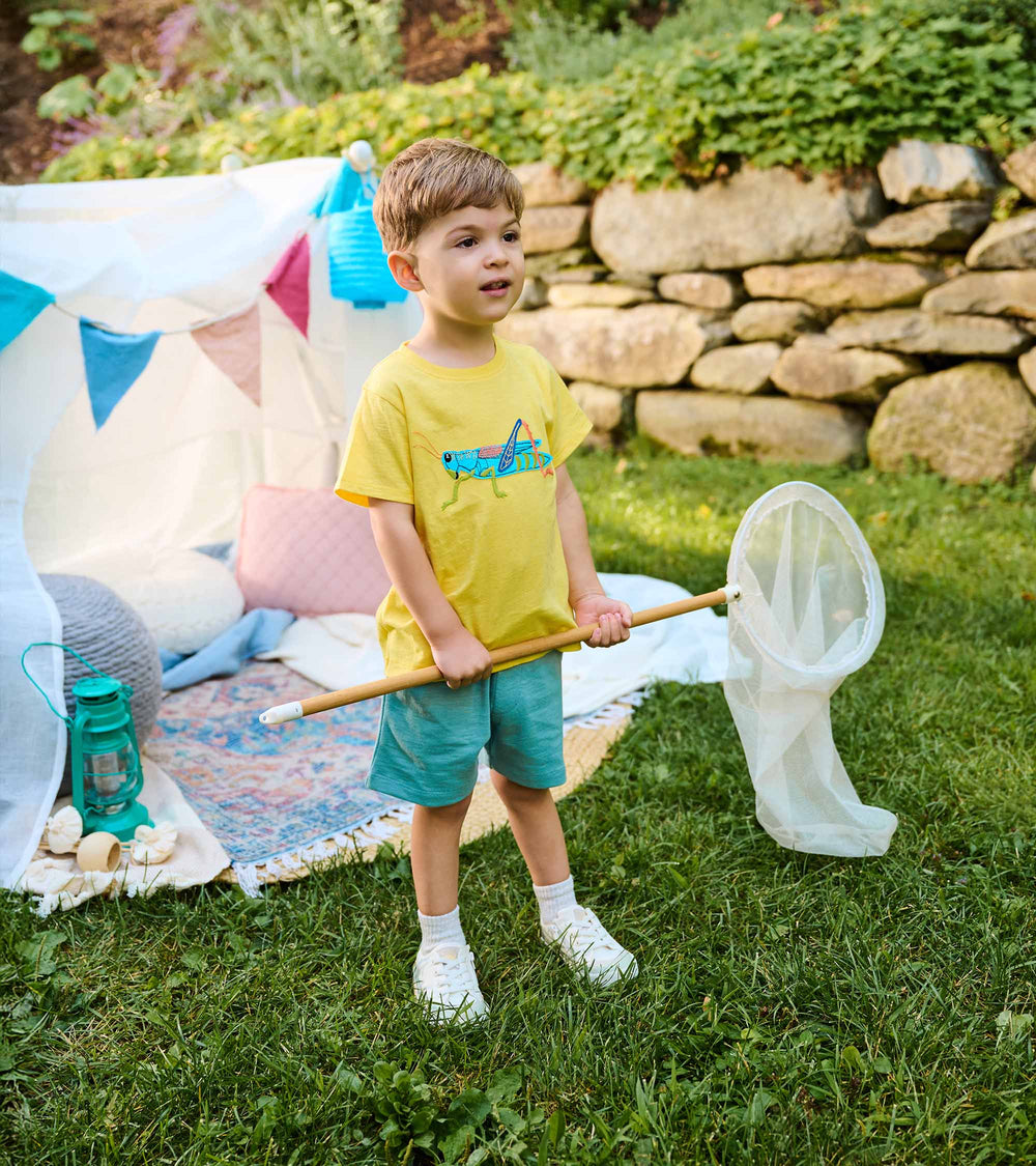 Baby & Toddler Boys Grasshopper T-Shirt & Shorts Set