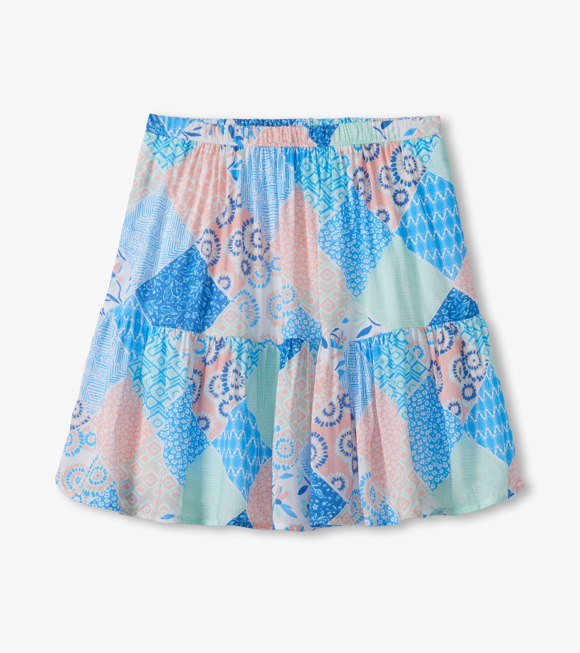 Flounce Skirt - Mix-Matched Patchwork