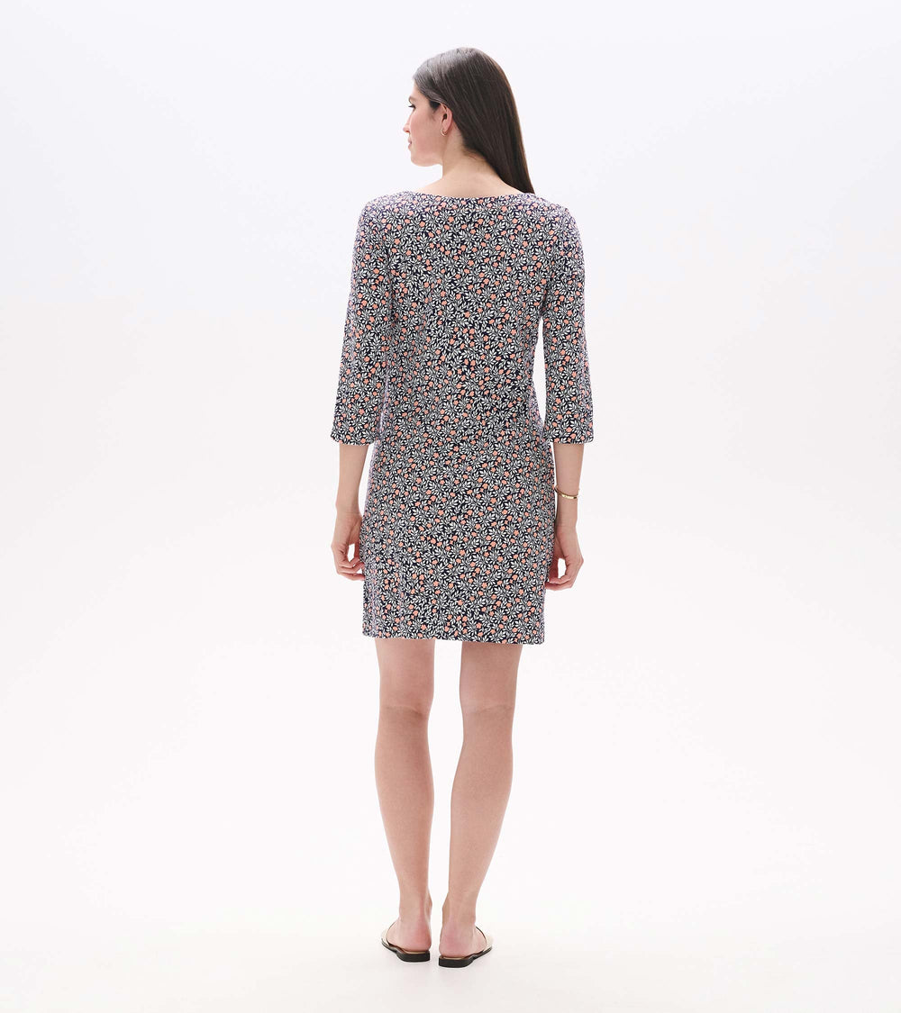 Lily Notch Neck Dress - Mini Vines