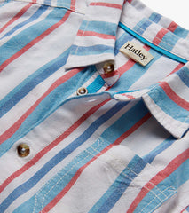 Boys Nautical Stripes Woven Button Down Shirt