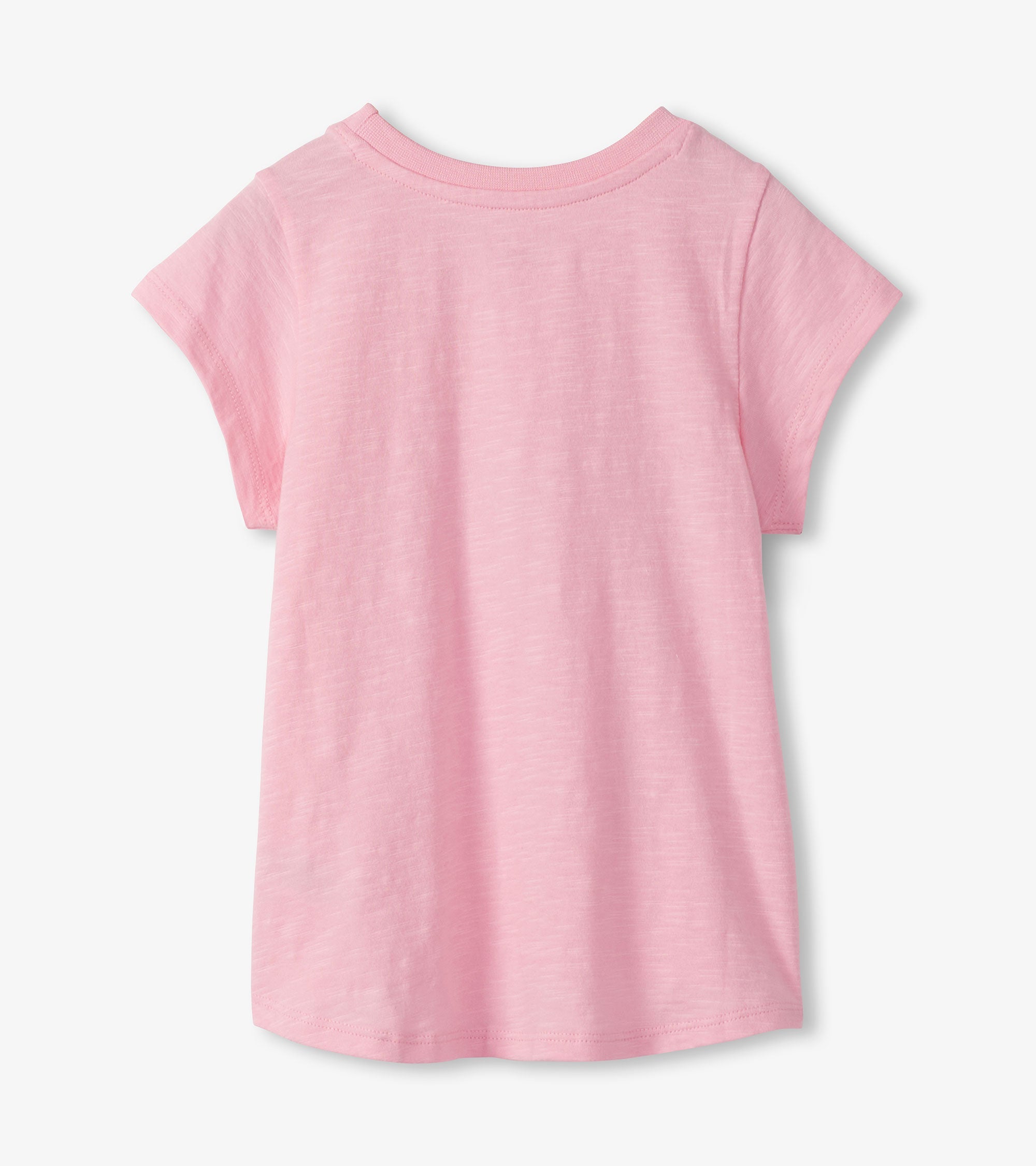 Girls Summer Palm Tie Front T-Shirt