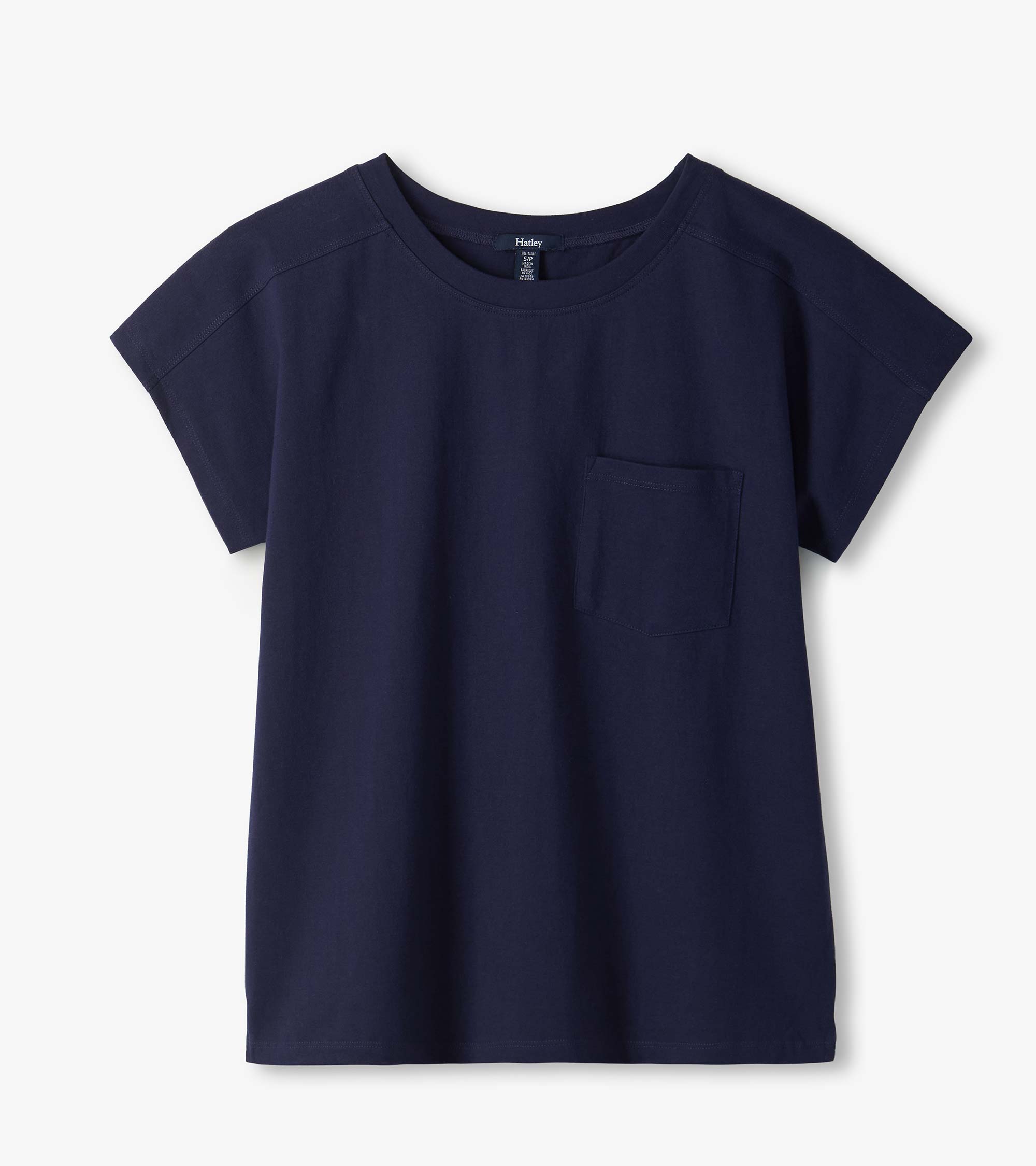 Ella Relaxed Tee - Patriot Blue