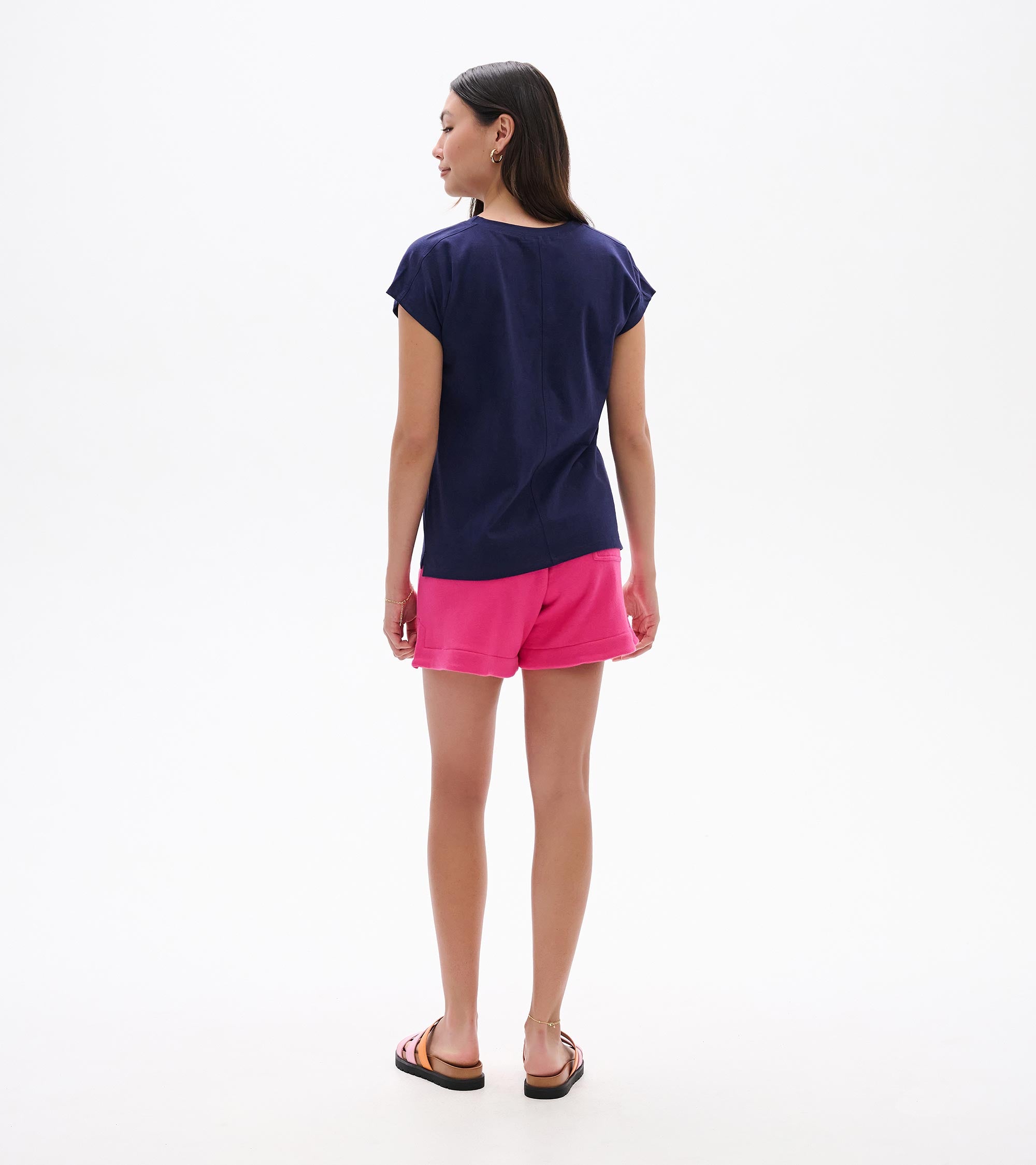 Ella Relaxed Tee - Patriot Blue