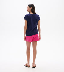 Ella Relaxed Tee - Patriot Blue