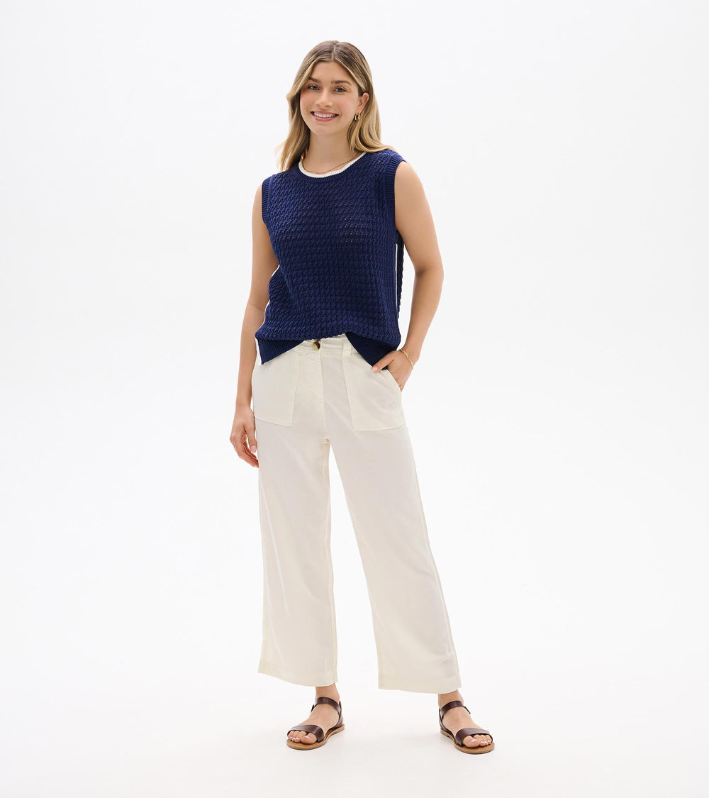 Cruz Knit Tank - Patriot Blue