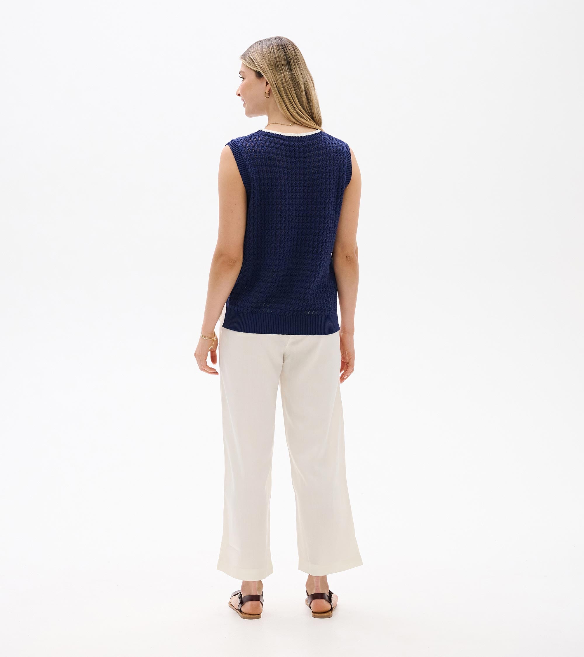 Cruz Knit Tank - Patriot Blue