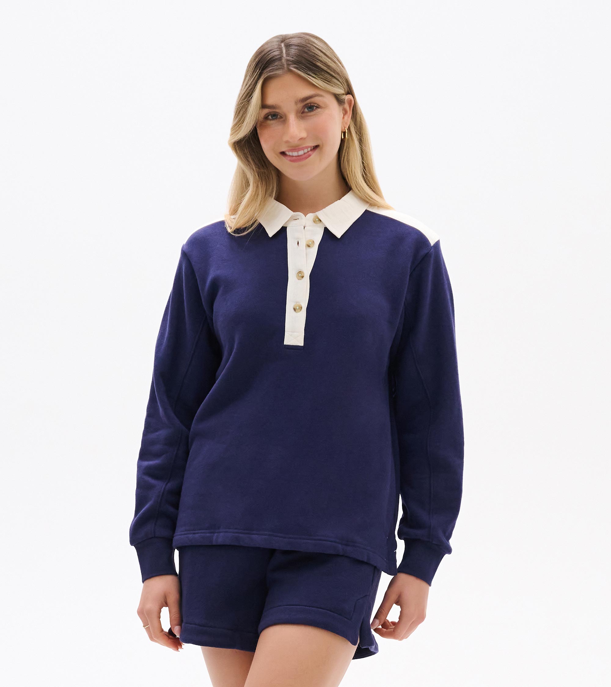 Coco Polo Top - Patriot Blue