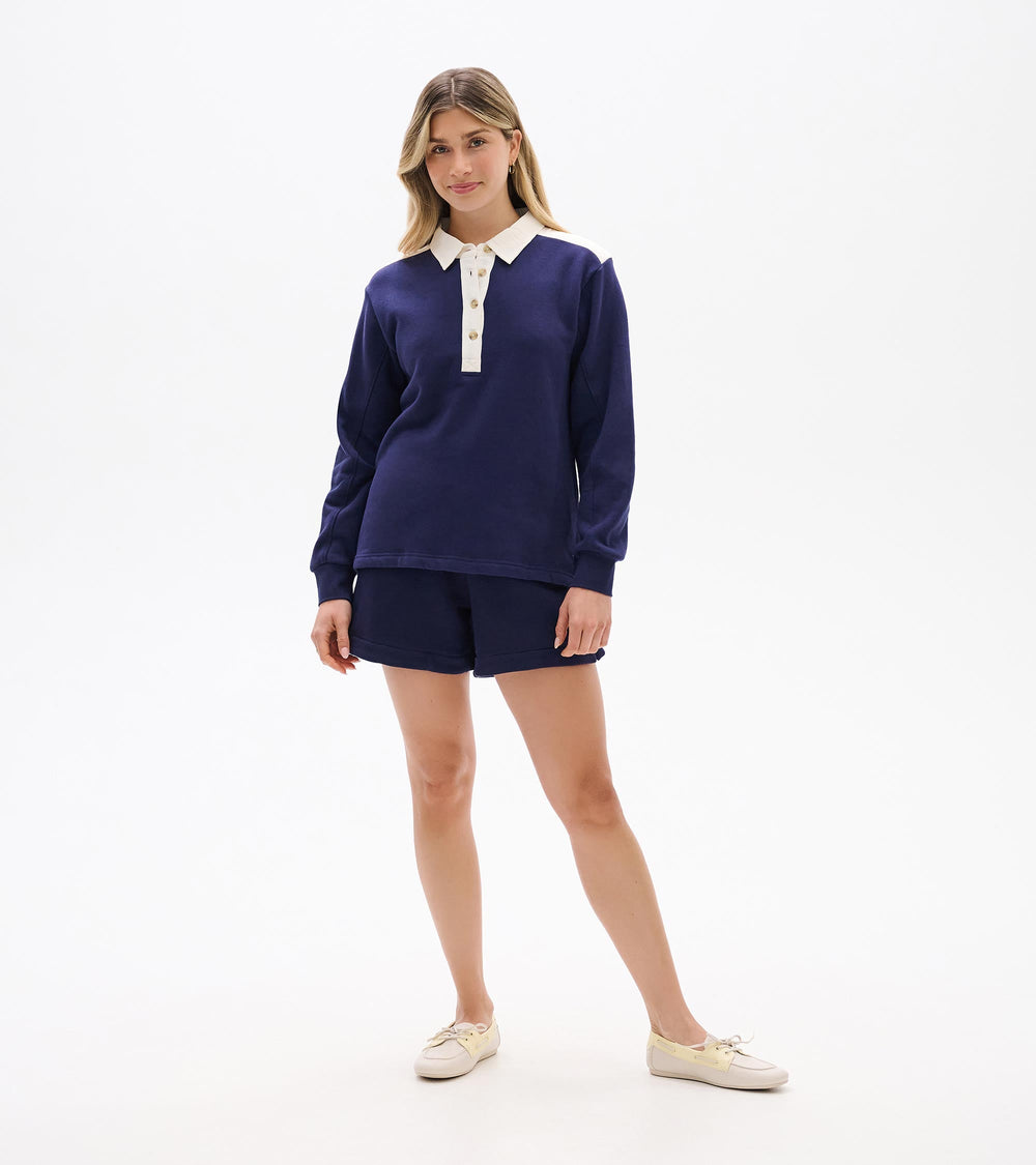 Coco Polo Top - Patriot Blue