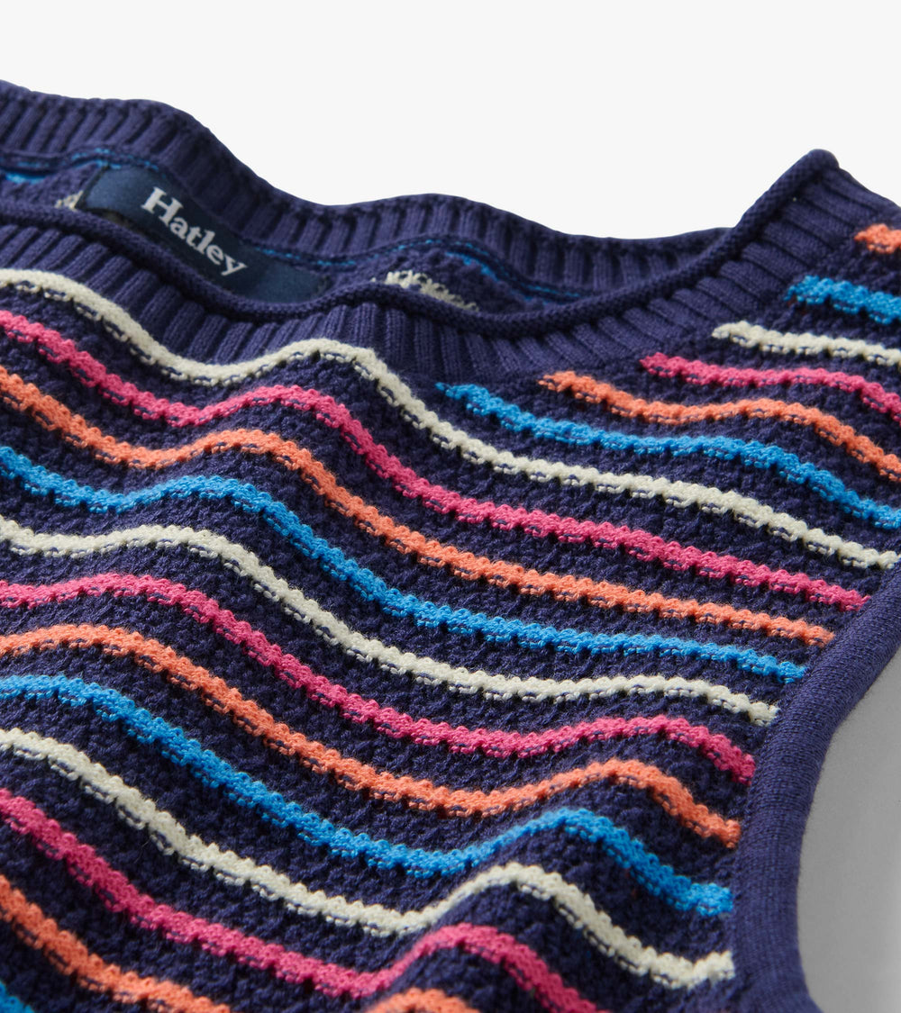 Kate Sleeveless Tank - Sorbet Stripes