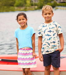 Boys Glow in the Dark Sharks Graphic Tee