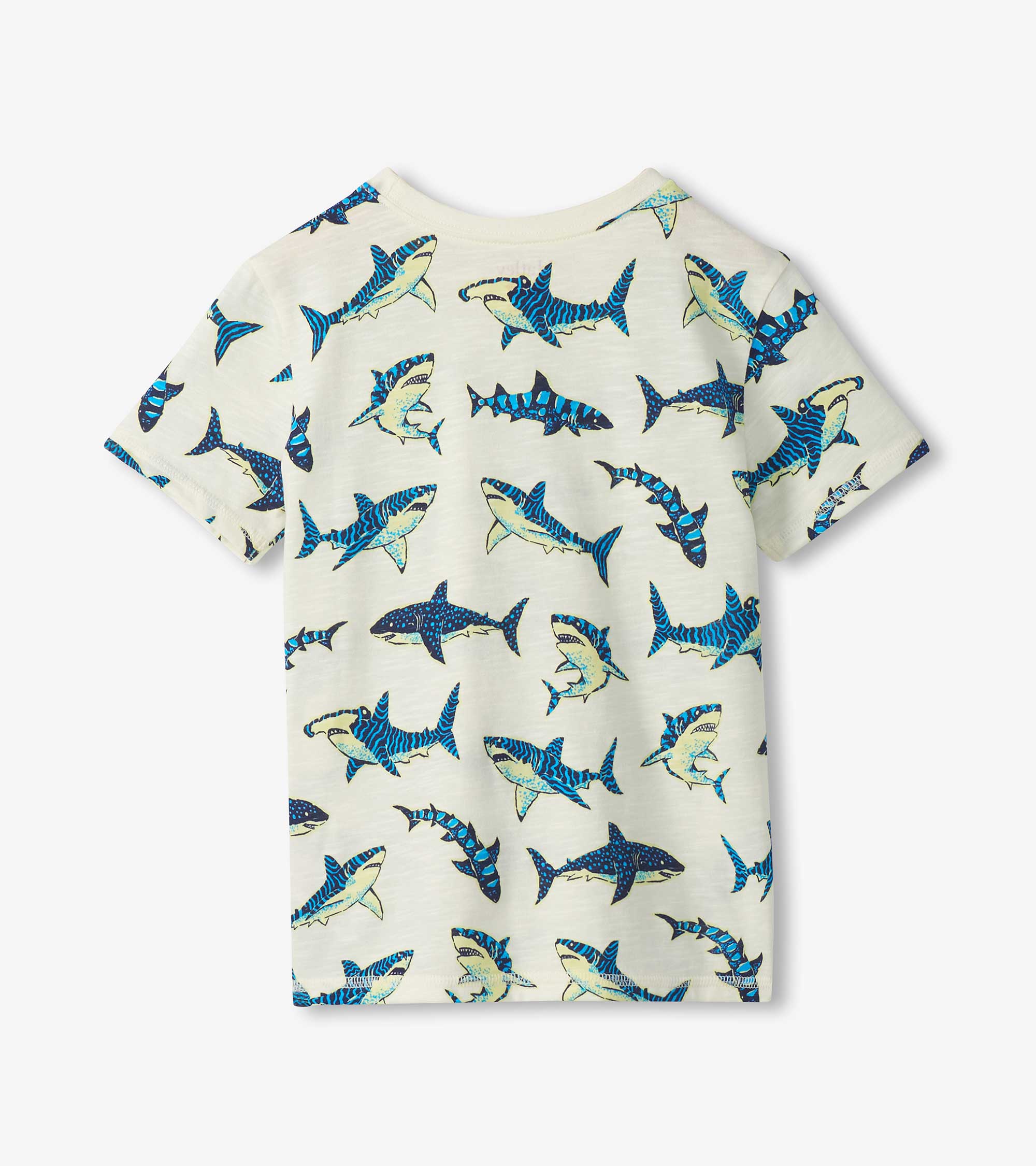 Boys Glow in the Dark Sharks Graphic Tee