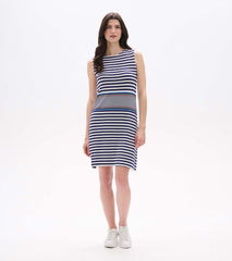Sofia Dress - Rainfall Stripes