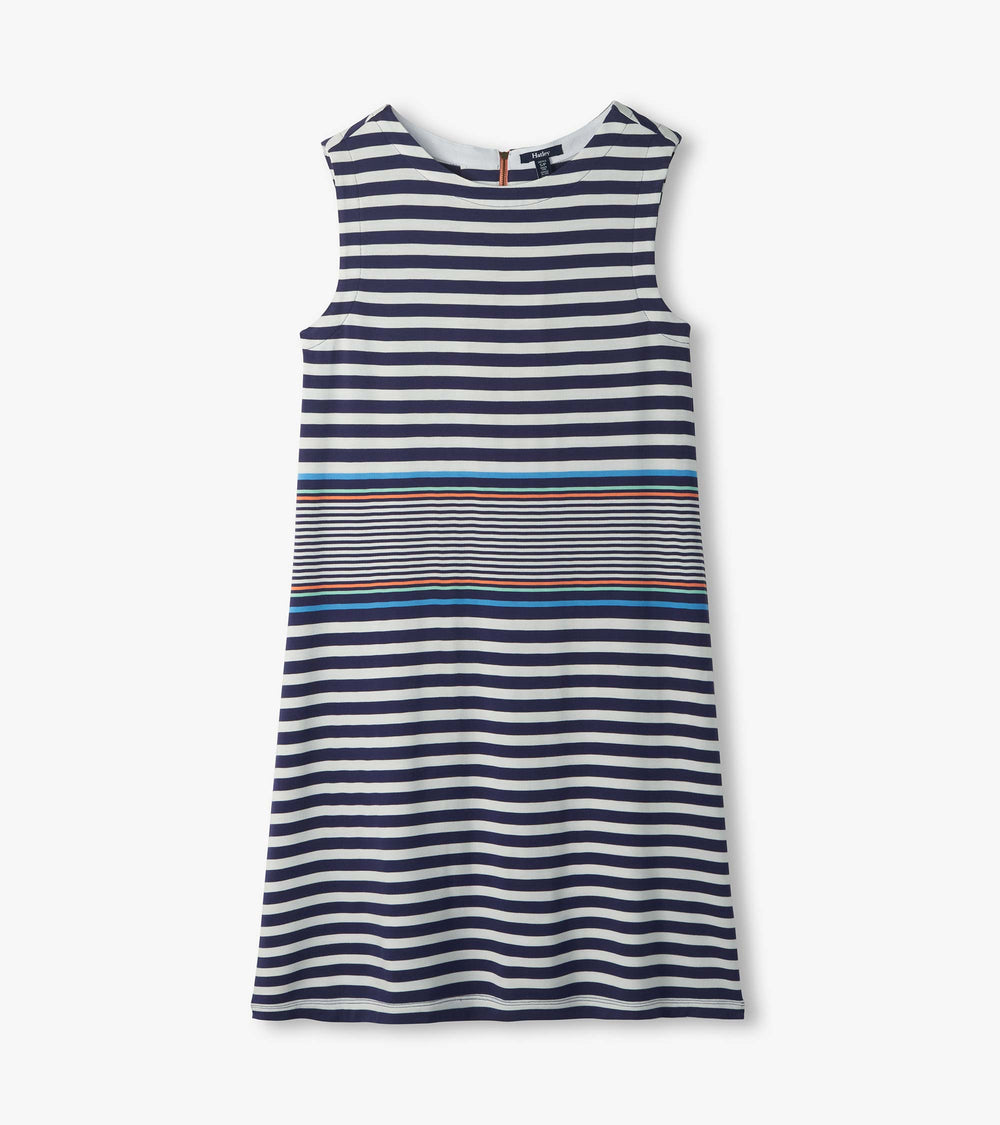 Sofia Dress - Rainfall Stripes