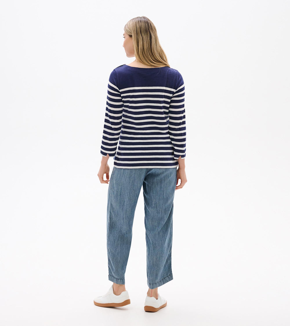 Button Breton - Patriot Stripes
